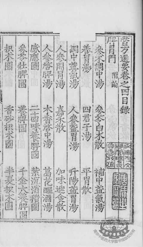 医方选要  卷4